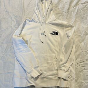 North face hoodie, size large, color white
